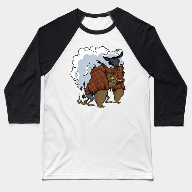 Werewolf in Sheep's Clothing Baseball T-Shirt by westinchurch